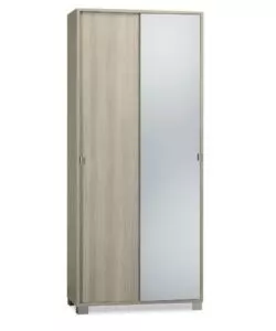 ARMADIO OLMO 2 ANTE SCORREVOLI 1 A SPECCHIO, 78X181X35 CM